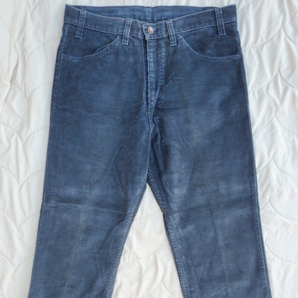 Levi's Levi Strauss corduroy pants grey gray 32 waist, 26 inseam